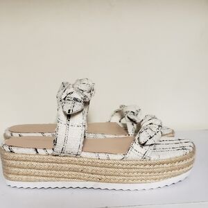 Stuary Weitzman Bandeou Espadrillas Flats